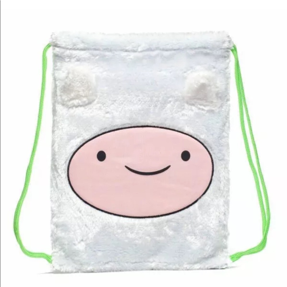 Adventure time cinch drawstring backpack bag
